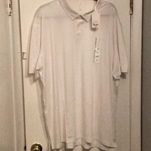 STYLUS White Polo Shirt Short Sleeve